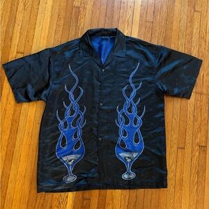 MT:2 Flaming Martini Button-down